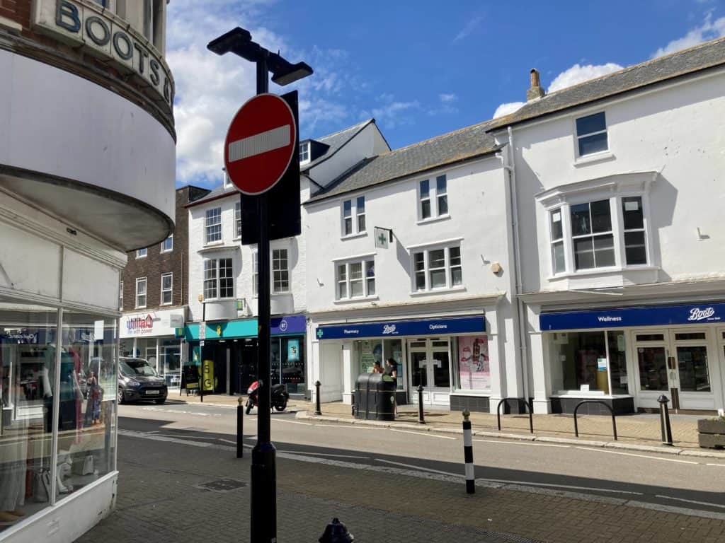 Image of Newport high street