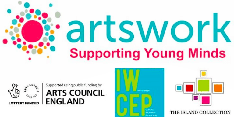 Supporting Young Minds Artswork Workshop combined logo